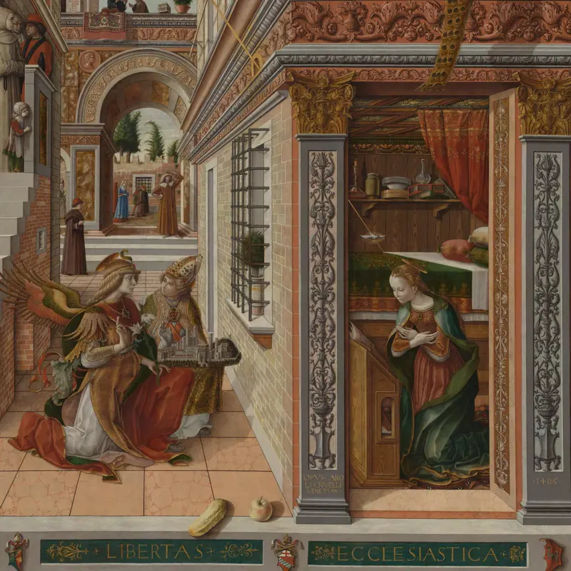The Annunciation, with Saint Emidius