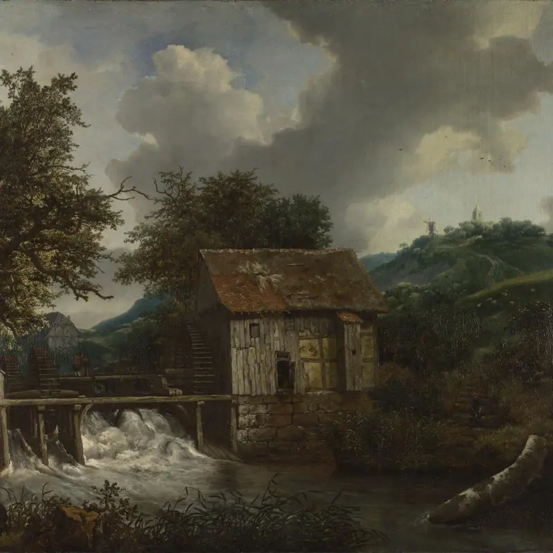 Two Watermills and an Open Sluice at Singraven