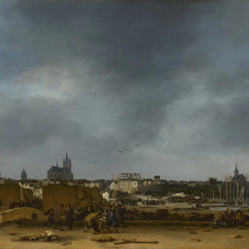 A View of Delft after the Explosion of 1654