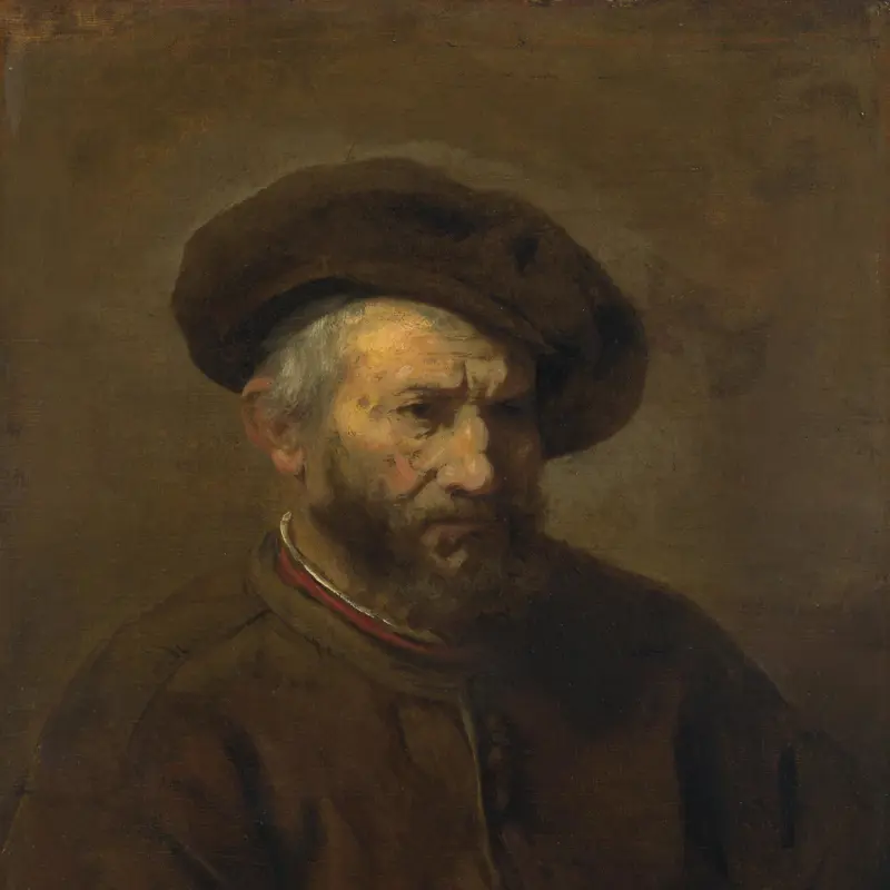 A Study of an Elderly Man in a Cap