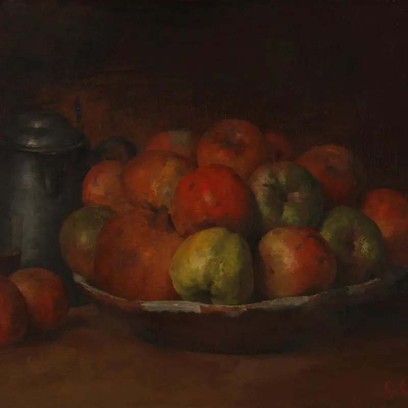 Still Life with Apples and a Pomegranate