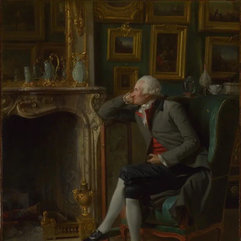 The Baron de Besenval in his Salon