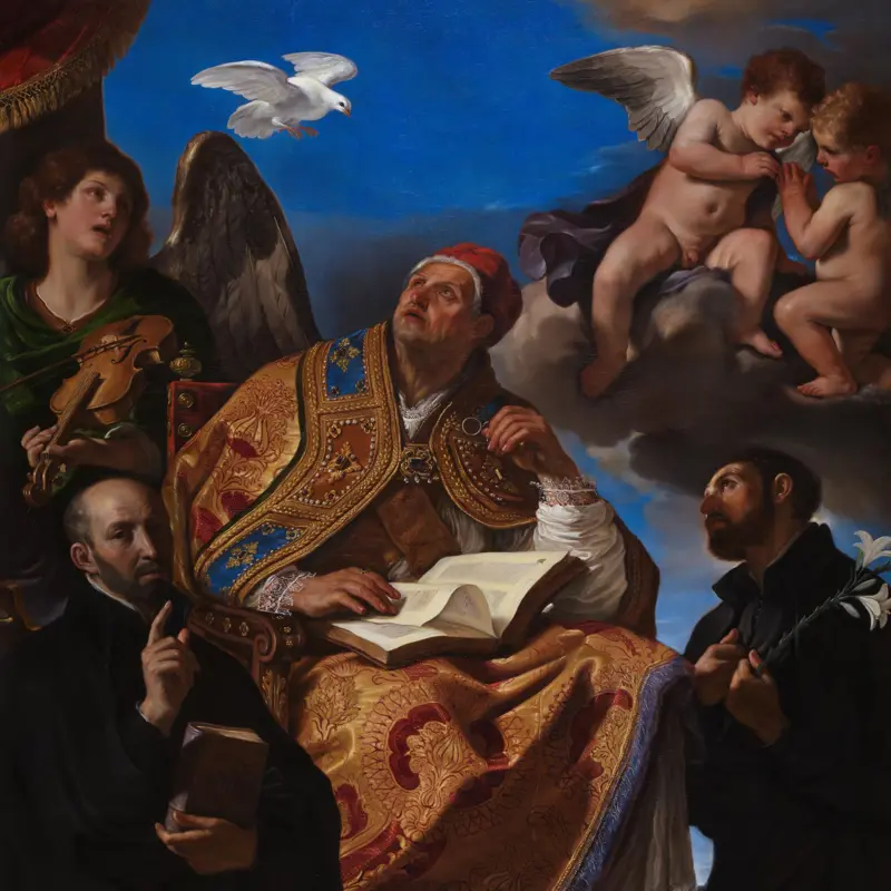Saint Gregory the Great with Jesuit Saints
